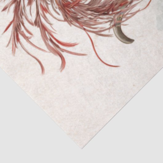 Decoupage Highland Calf Cowboy Dressed For Catwalk 薄葉紙 (詳細)