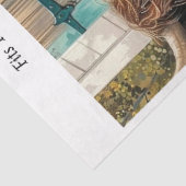 Decoupage Highland Calves Rustic Barn 16x20 Canvas 薄葉紙 (詳細)