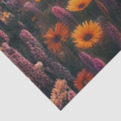 Decoupage Highland Cow Sunset Flowers  薄葉紙 (詳細)