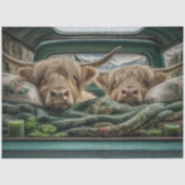 Decoupage Highland Vintage Truck St. Patrick Irish 薄葉紙 (正面)