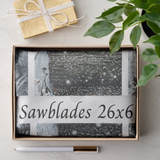 Decoupage Highland Winter Calves Truck Handsaws 薄葉紙 (ギフト)