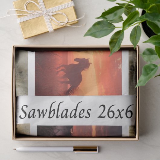 Decoupage Horses Handsaw & Sign Designs  薄葉紙 (ギフト)