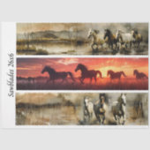 Decoupage Horses Handsaw & Sign Designs  薄葉紙 (正面)