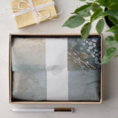 Decoupage Hydrangea Flowers Drawer Fronts 29x8  薄葉紙 (ギフト)