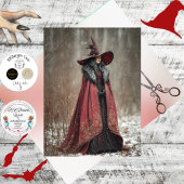 Decoupage Irish Winter Witch of Light  薄葉紙