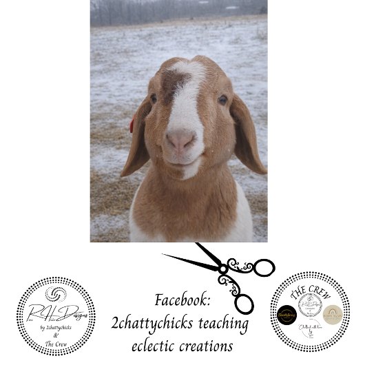 Decoupage Jerry Goat 薄葉紙