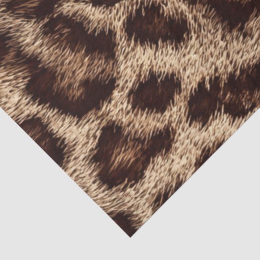 Decoupage Leopard Print Faux Texture  薄葉紙 (詳細)