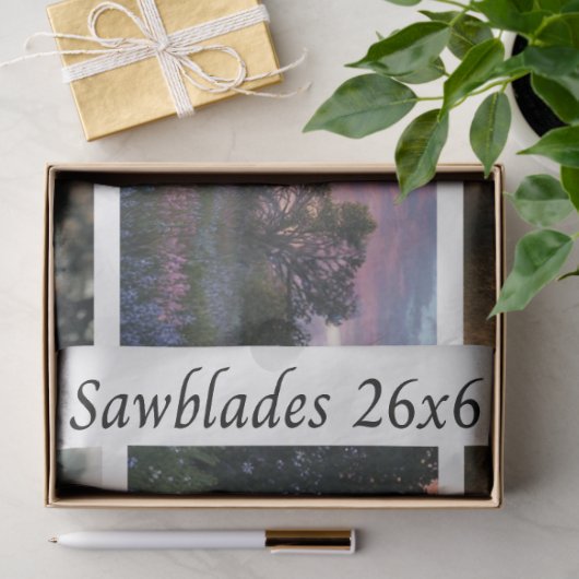 Decoupage Longhorn Wester Papers Sawblades 薄葉紙 (ギフト)