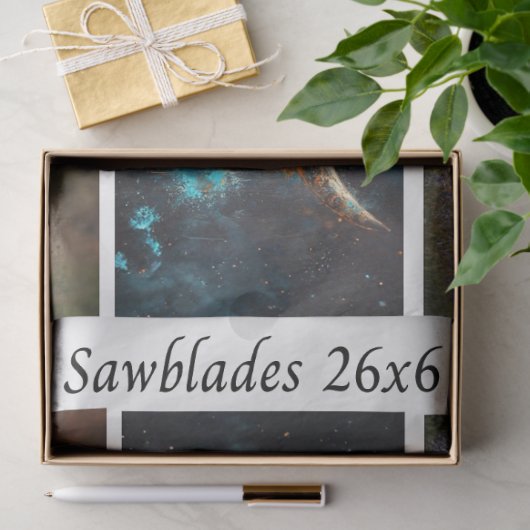 Decoupage Longhorns Bluebonnets Trees Handsaws 薄葉紙 (ギフト)