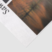 Decoupage Longhorns Bluebonnets Trees Handsaws 薄葉紙 (詳細)