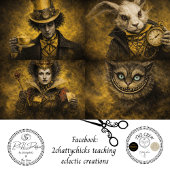 Decoupage Magically Inspired Character Set 薄葉紙