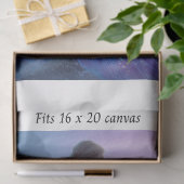 Decoupage Mermaid Purple Iridescent Tail 16x20  薄葉紙 (ギフト)