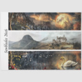 Decoupage Moonlit Castles Signs & Handsaws 薄葉紙 (正面)