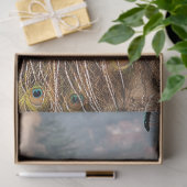 Decoupage Mountain Majestic Peacock Golden  薄葉紙 (ギフト)