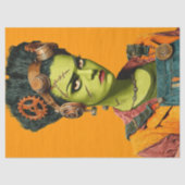 Decoupage Mrs. Moster Bold Orange Industria  薄葉紙 (正面)