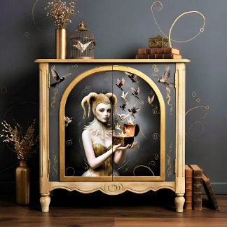 Decoupage Mysterie Woman 薄葉紙