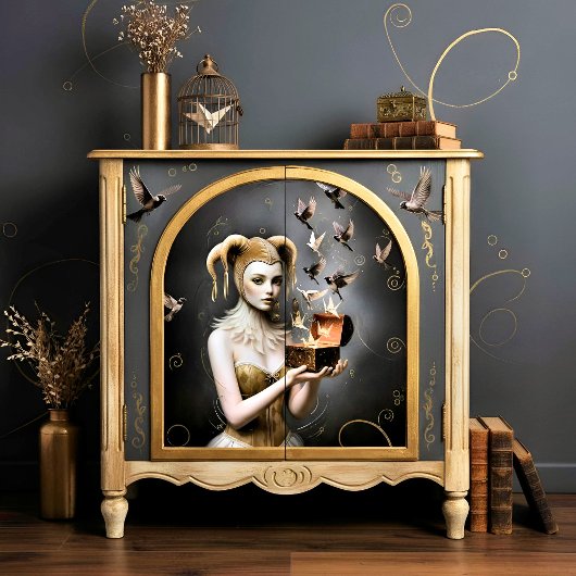 Decoupage Mysterie Woman 薄葉紙