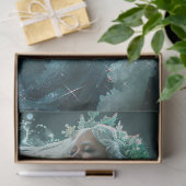 Decoupage Mystical Sea Mermaid Teal Gown 薄葉紙 (ギフト)