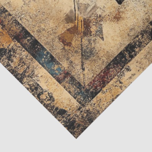 Decoupage Native American Symmetrical Design  薄葉紙 (詳細)