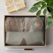 Decoupage Native American Woman & Her Horse  薄葉紙 (ギフト)