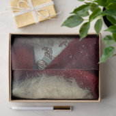 Decoupage Naughty or Nice Santa Claus Peeking  薄葉紙 (ギフト)