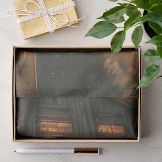 Decoupage Nostalgic Rustic Farmhouse Moon  薄葉紙 (ギフト)