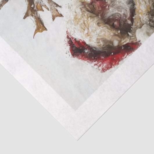 Decoupage Nostalgic Santa Rudolph Kiss  薄葉紙 (詳細)