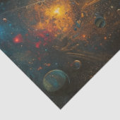 Decoupage Outer Space Galaxies Stars Planets 薄葉紙 (詳細)