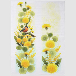 Decoupage Paper Colorful Garden 薄葉紙