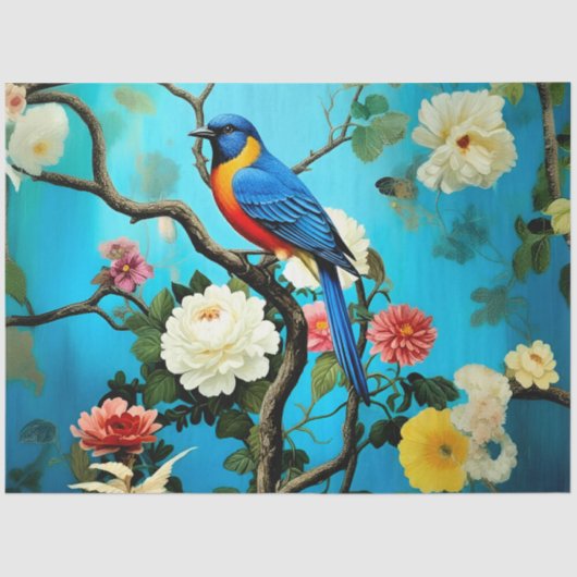 Decoupage Paper Colorful Garden 薄葉紙 (正面)