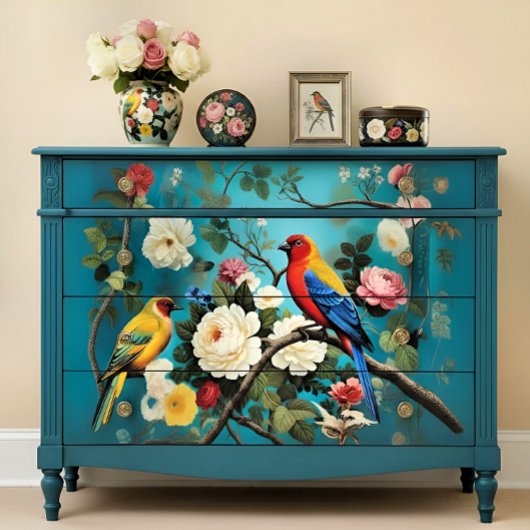 Decoupage Paper Colorful Garden 薄葉紙