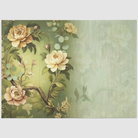 Decoupage Paper Colorful Garden 薄葉紙 (正面)