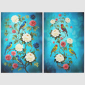 Decoupage Paper Colorful Garden 薄葉紙 (正面)