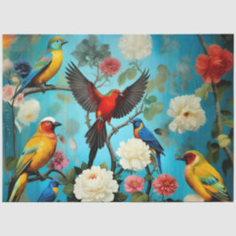 Decoupage Paper Colorful Garden 薄葉紙