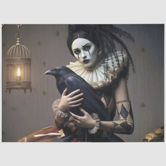 decoupage paper dark fantasy 薄葉紙 (正面)