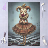 Decoupage Paper Melancholic Clown  薄葉紙 (クラフト)