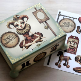 Decoupage Paper Melancholic Clown 薄葉紙