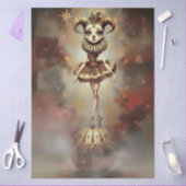 Decoupage Paper Melancholic Clown 薄葉紙 (クラフト)