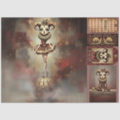 Decoupage Paper Melancholic Clown  薄葉紙 (正面)