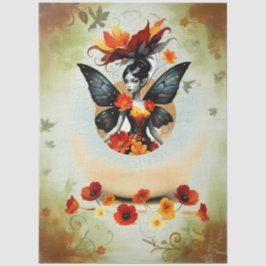 Decoupage Paper Whimsical Flower Fairy 薄葉紙