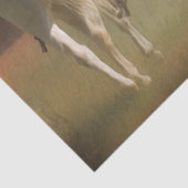 Decoupage Patriotic Barn White Horse & Rancher 薄葉紙 (詳細)