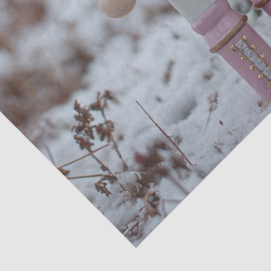 Decoupage Pink Nutcracker & Highland Calf Snow  薄葉紙 (詳細)