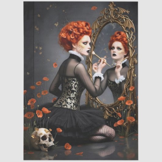 Decoupage Poetic Gothic Motifs  薄葉紙 (正面)