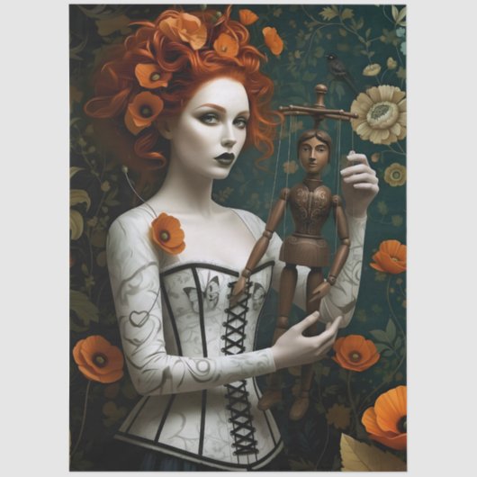 Decoupage Poetic Gothic Motifs  薄葉紙 (正面)