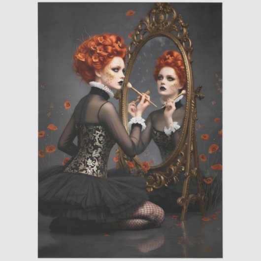 Decoupage Poetic Gothic Motifs  薄葉紙 (正面)