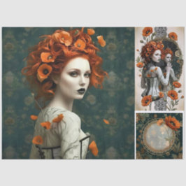 Decoupage Poetic Gothic Motifs  薄葉紙