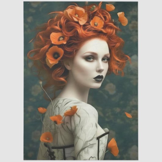 Decoupage Poetic Gothic Motifs  薄葉紙 (正面)