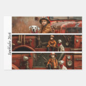 Decoupage Police Tribute Handsaws ラッピングペーパーシート (正面3)