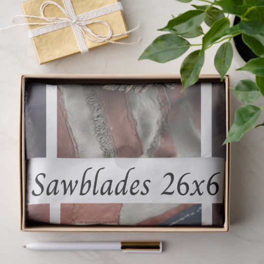 Decoupage Police Tribute Handsaws 薄葉紙 (ギフト)