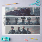 Decoupage Police Tribute Handsaws  薄葉紙 (クラフト)